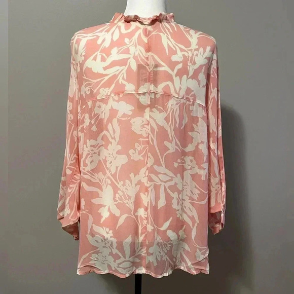 Part Two Nila Long Sleeve Ruffled Blouse Floral - Picture 9 of 16